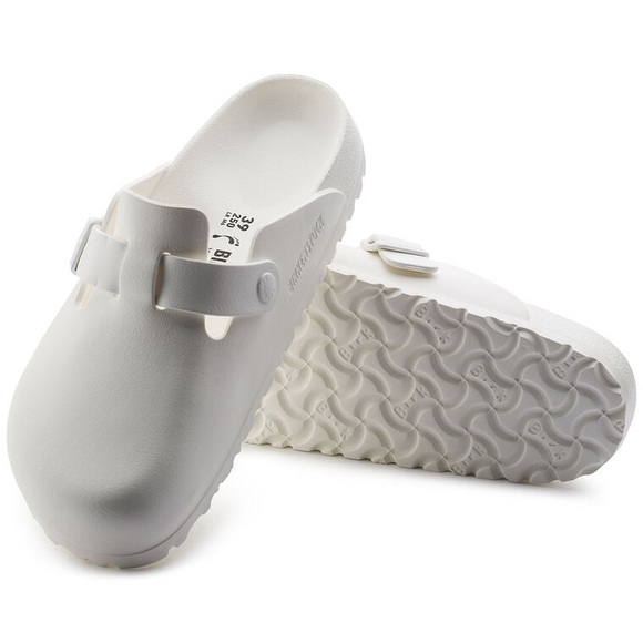Birkenstock Shoes - Birkenstock Eva Boston Essentials White Clog